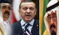 مثلث رأسه تركيا وقاعدته السعودية وقطر يوفر الدعم للمعارضة السورية 
