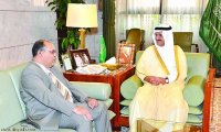 أمير الرياض ونائبه يستقبلان سفير موريتانيا لدى المملكة 