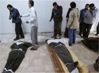 الجزيرة : المجلس الانتقالي الليبي دفن القذافي فجرا 