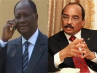 الرئيس محمد ولد عبد العزيز يتلقى اتصالا هاتفيا من رئيس كوت ديفوار الحسن واتارا 