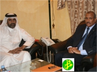 رئيس المحكمة العليا يستقبل سفير دولة قطر المعتمد لدى موريتانيا 