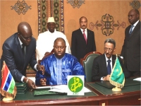 التوقيع على ست اتفاقيات للتعاون بين موريتانيا وغامبيا 