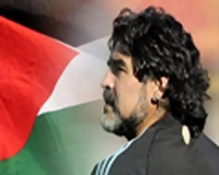 مارادونا يتحدى الغضب الإسرائيلي ويزور فلسطين قريبا 