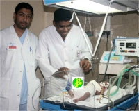 إجراء عملية جراحية نادرة لقلب طفل وليد 