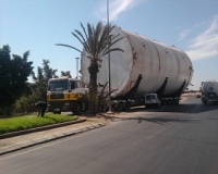 الصهريج الضخم الثالث من نوعه يصل مشارف أكادير في اتجاه موريتانيا 