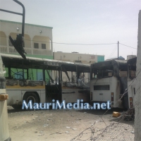 مجموعة تقوم بإحراق 3 باصات تمتلكها الشركة العمومية بنواكشوط 